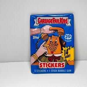 1988 Topps Garbage Pail Kids 14th Series Factory Sealed Pack GPK